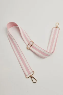 Crossbody Strap Pink Candy Stripe