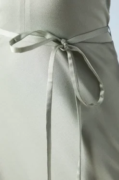 Cross Front Halterneck Bridesmaids Dress