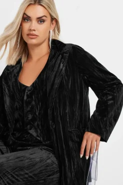 Crushed Velvet Blazer