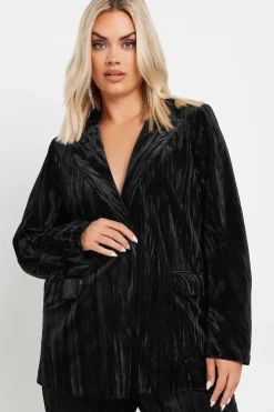 Crushed Velvet Blazer