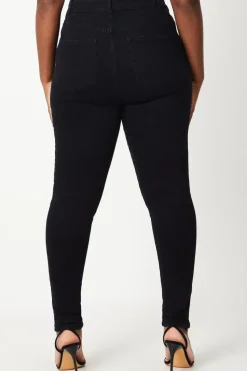 Curve Double Waist Detail Skinny Jeans