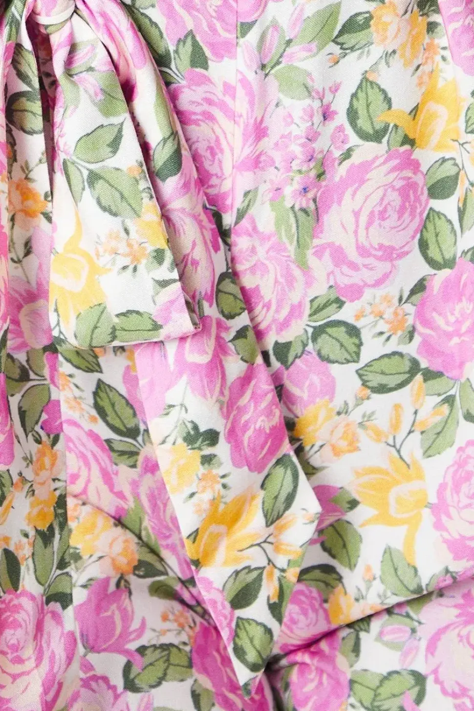 Curve Floral Tie Waist Jumpsuit
