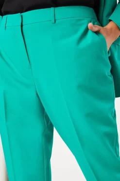 Curve Green Ankle Grazer Trouser