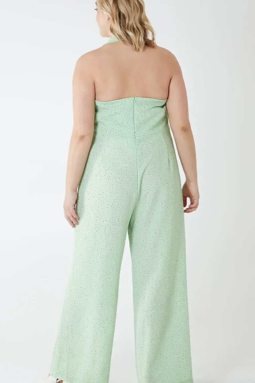 Curve Halterneck Culotte Jumpsuit