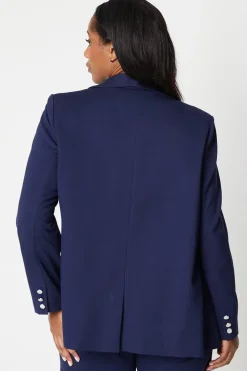 Curve Premium Ponte Edge To Edge Blazer