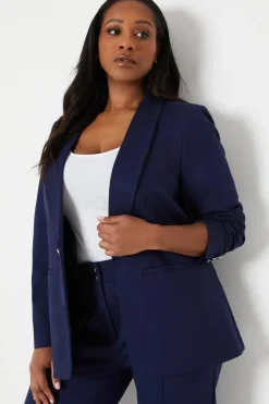 Curve Premium Ponte Edge To Edge Blazer