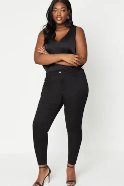 Curve Skinny Ankle Grazer Jeans
