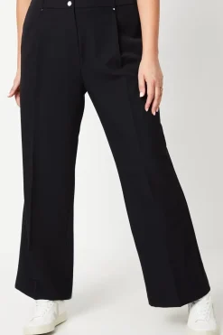 Curve Smart Wide Leg Trousers
