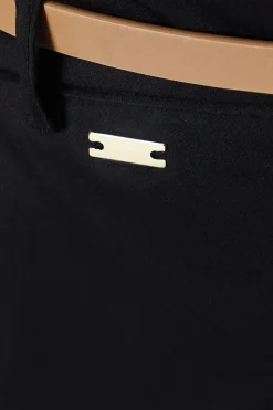 Curve Stretch Cigarette Belted Trousers