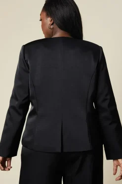 Curve Tie Detail Jacket