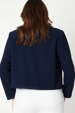 Curve Trim Detail Jacket