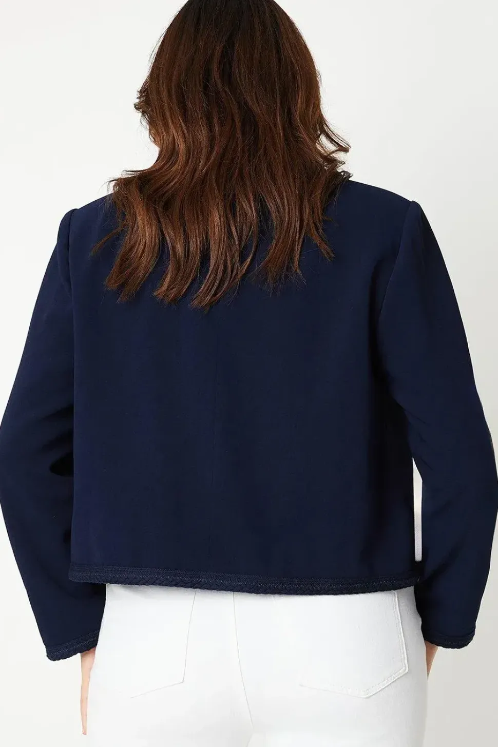 Curve Trim Detail Jacket