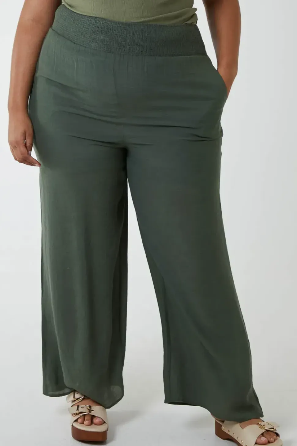 Curve Wide Leg Trousers