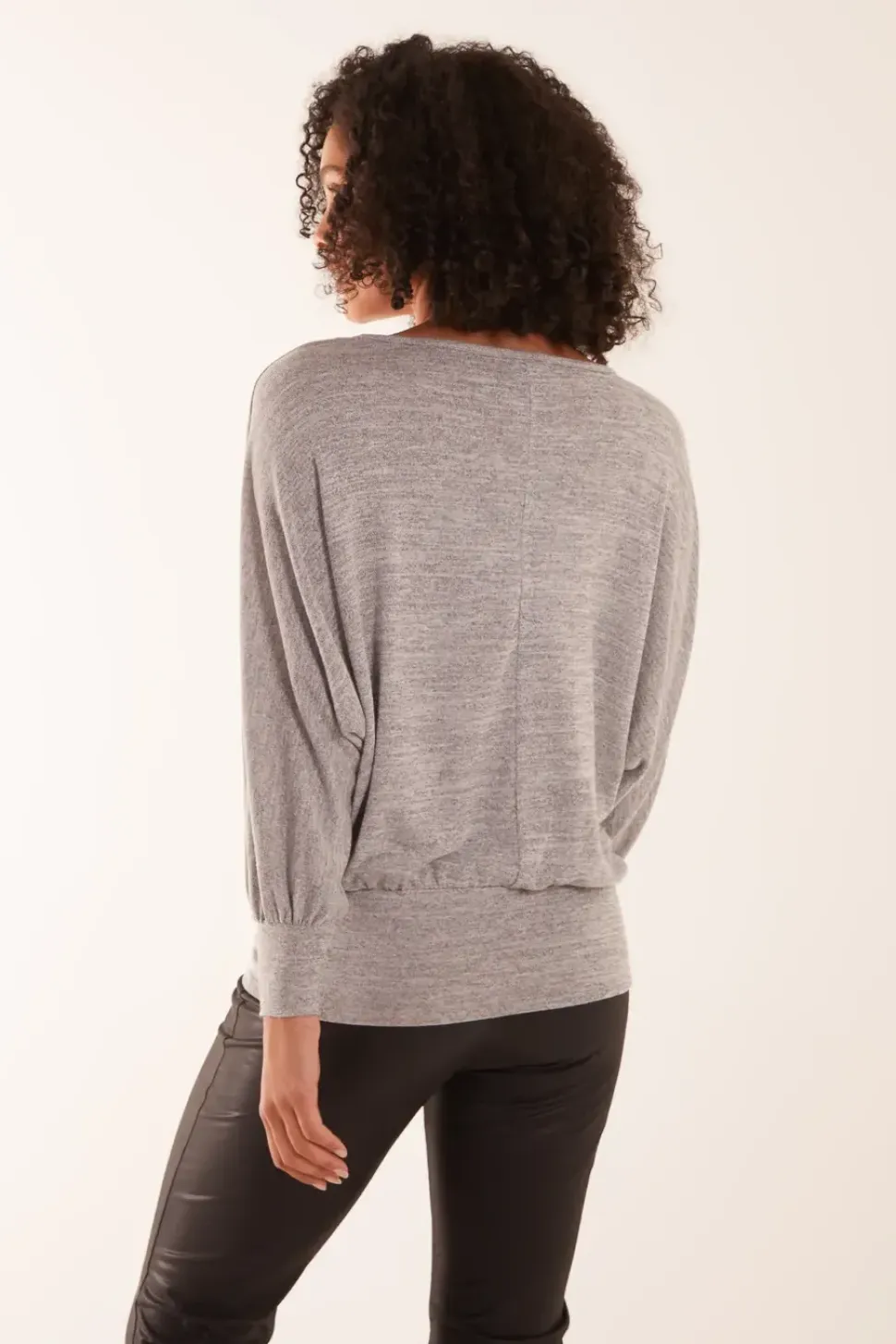 Cut And Sew Batwing Top