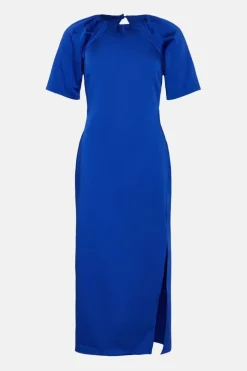 Cutout Back Midi Dress