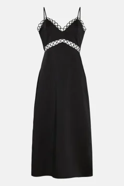 Cutout Detail Sexy Midi Dress