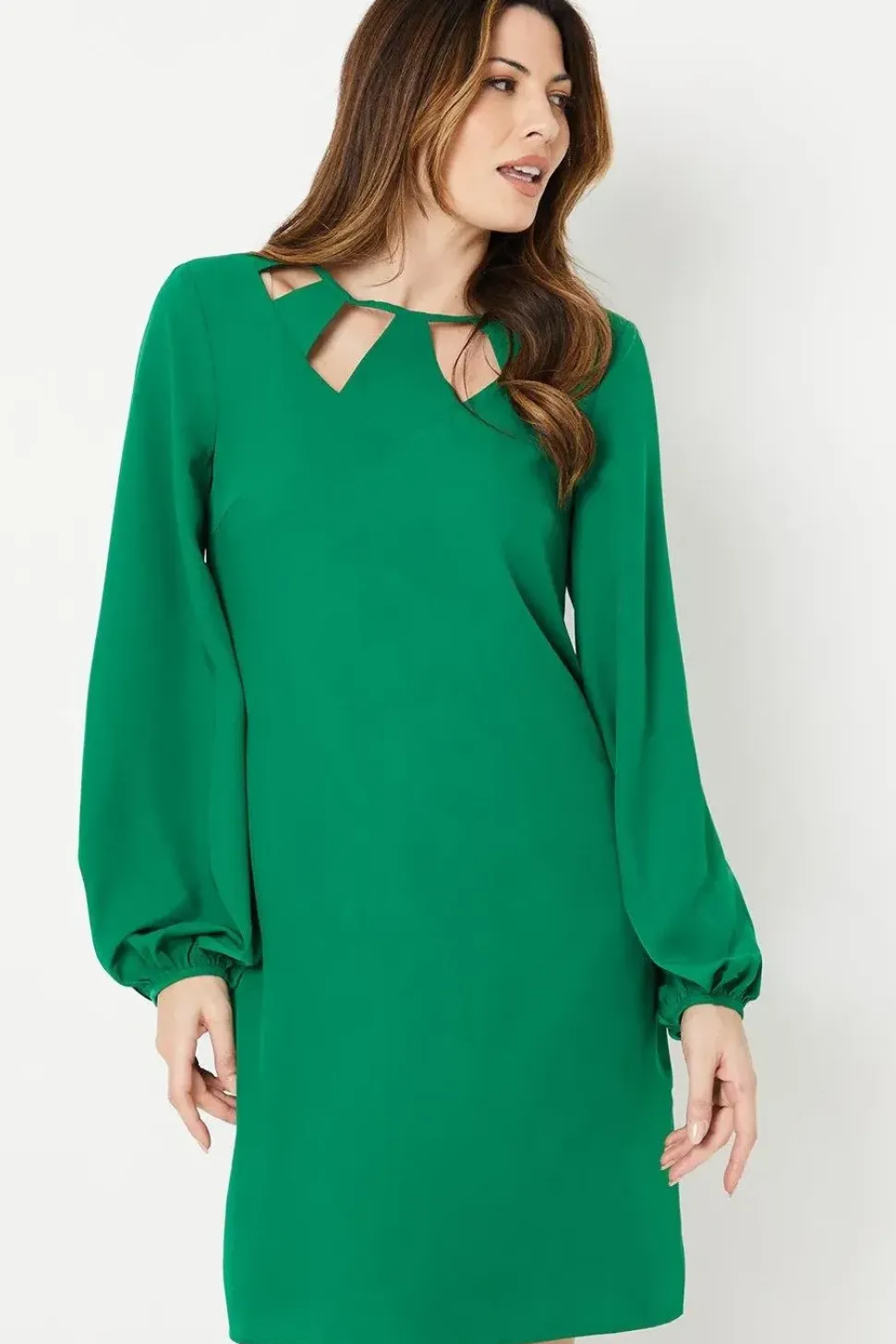 Cut Out Detail Shift Dress