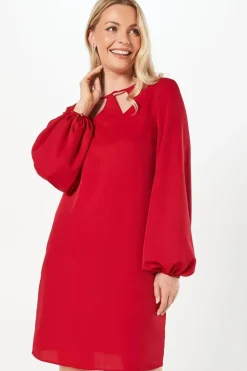 Cut Out Detail Shift Dress