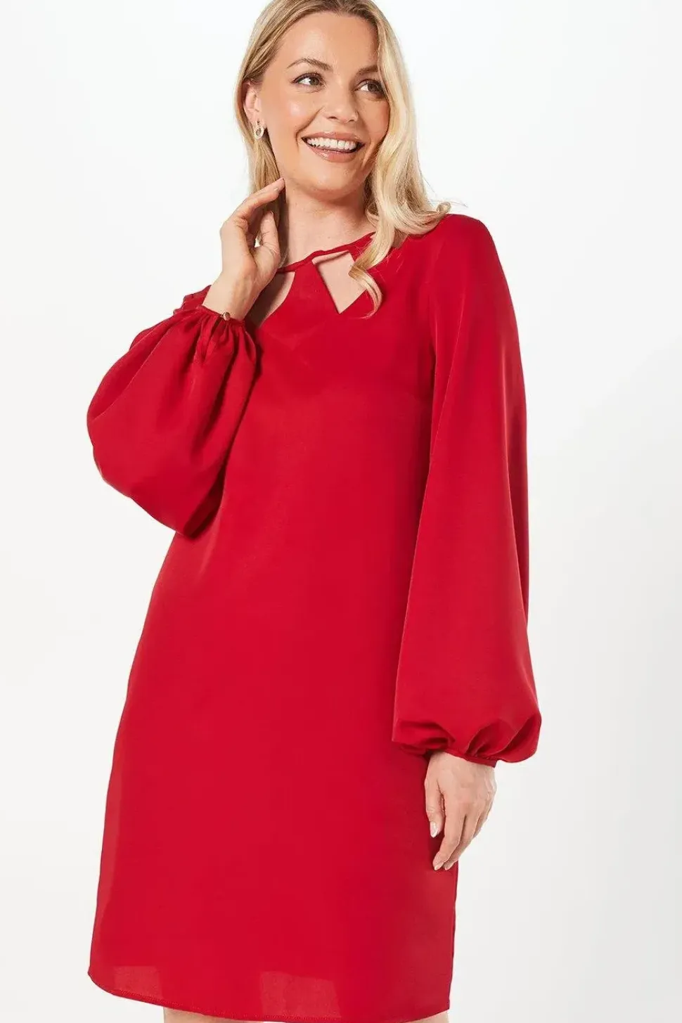 Cut Out Detail Shift Dress