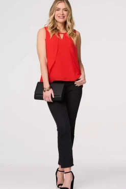 Cut Out Detail Sleeveless Top
