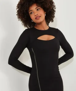 Cutout Jersey Bodycon Dress
