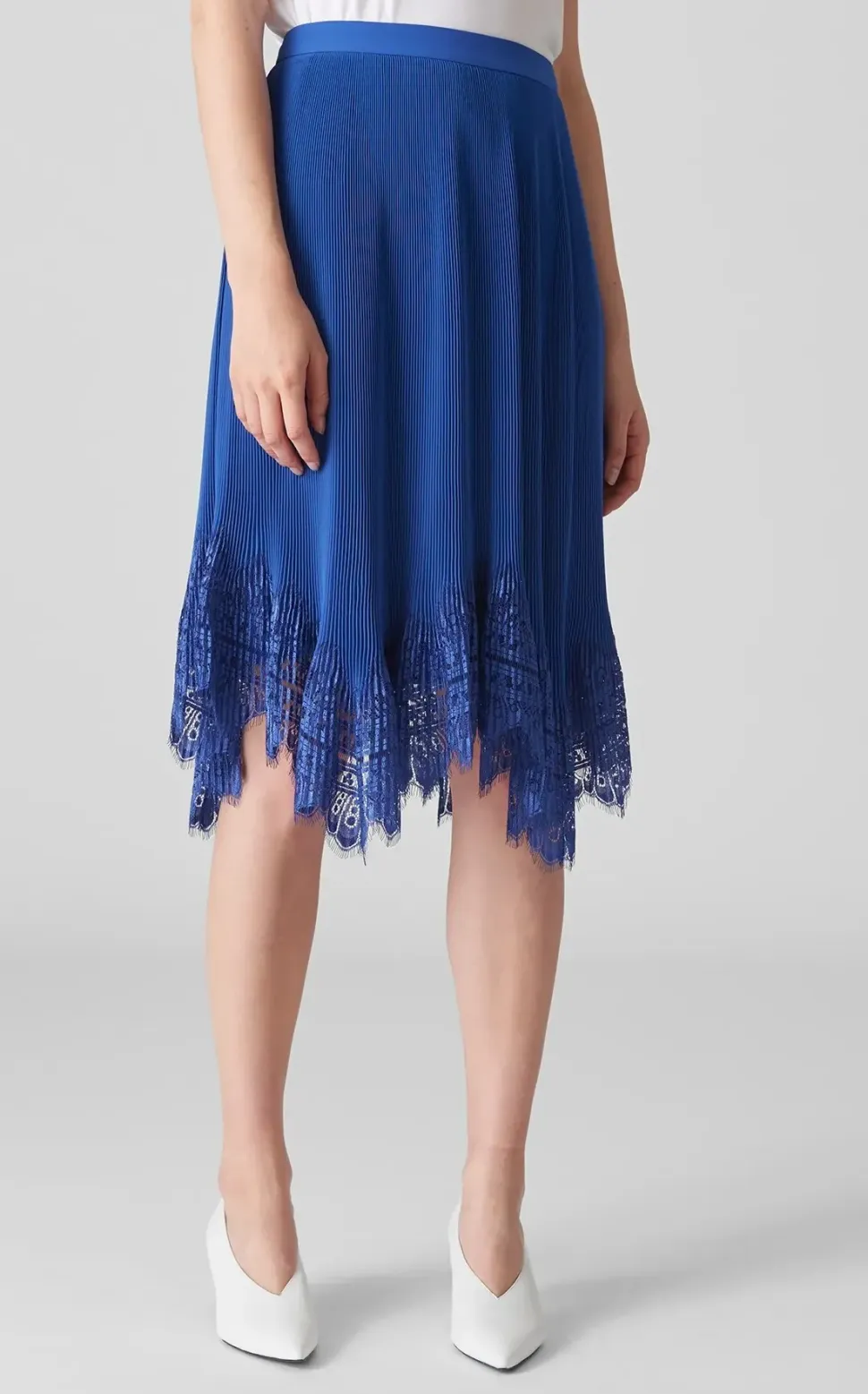 Dahlia Pleated Lace Skirt-