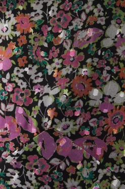 Daisy Floral Print Chiffon Maxi Dress