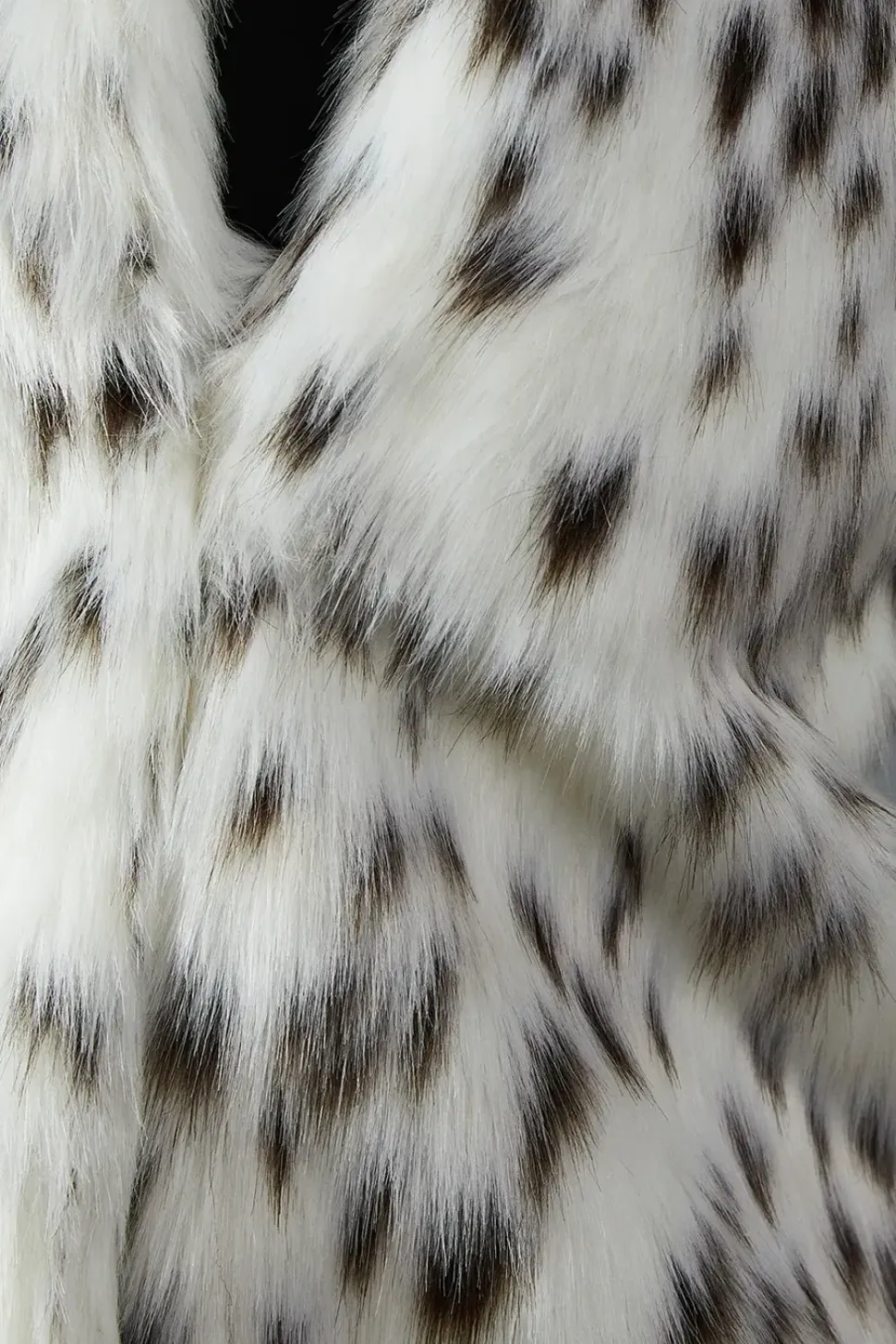Dapple Faux Fur Coat