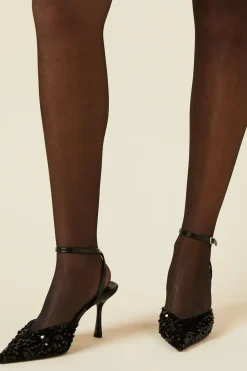 Dara Sequin High Stiletto Court Shoes