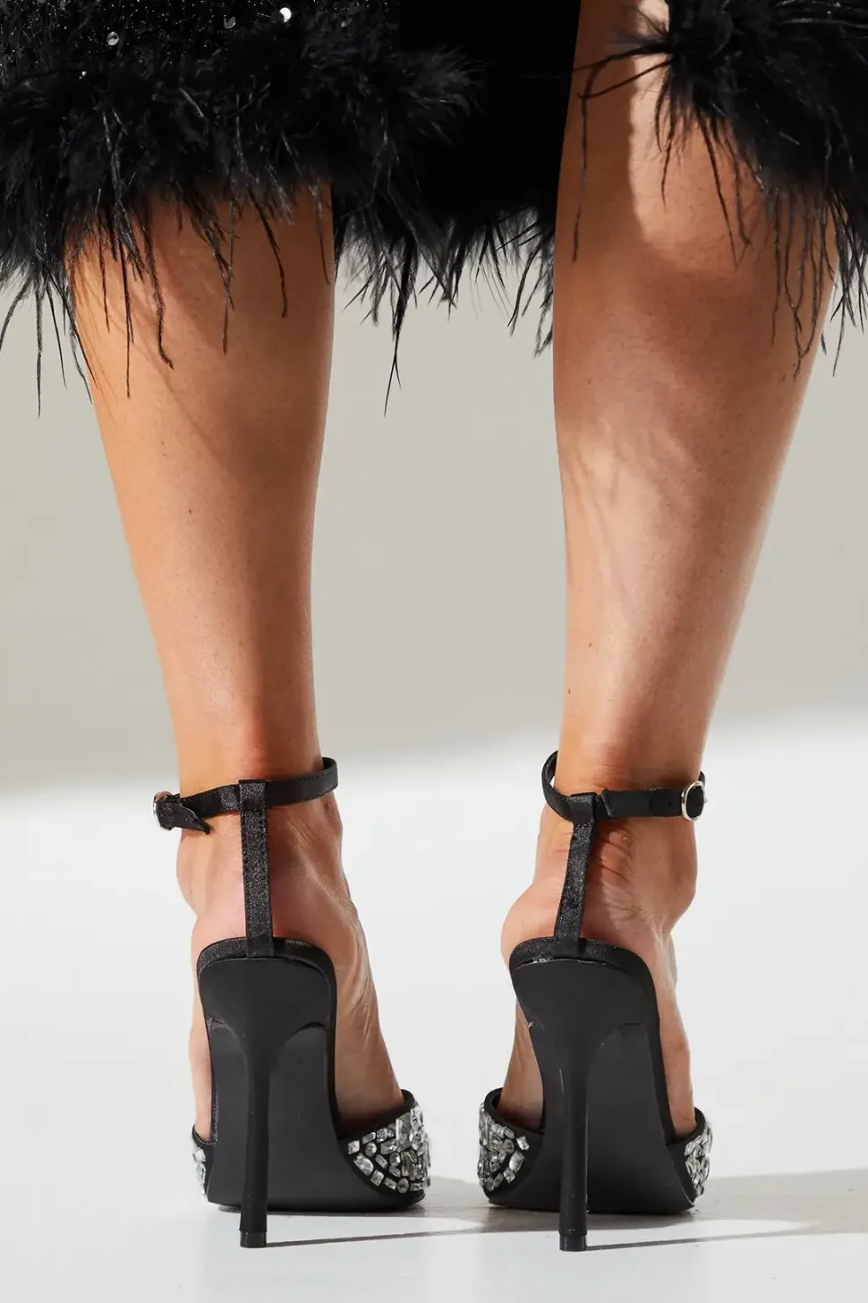 Debra Embellished High Stiletto Heel Court Shoe