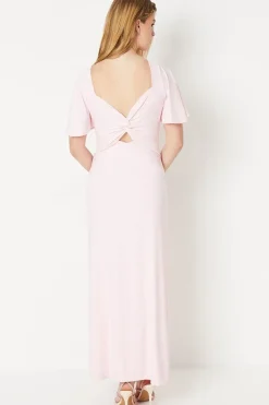 Debut London by Coast Angel Sleeve Twist Back Jersey Bridesmaid Dress