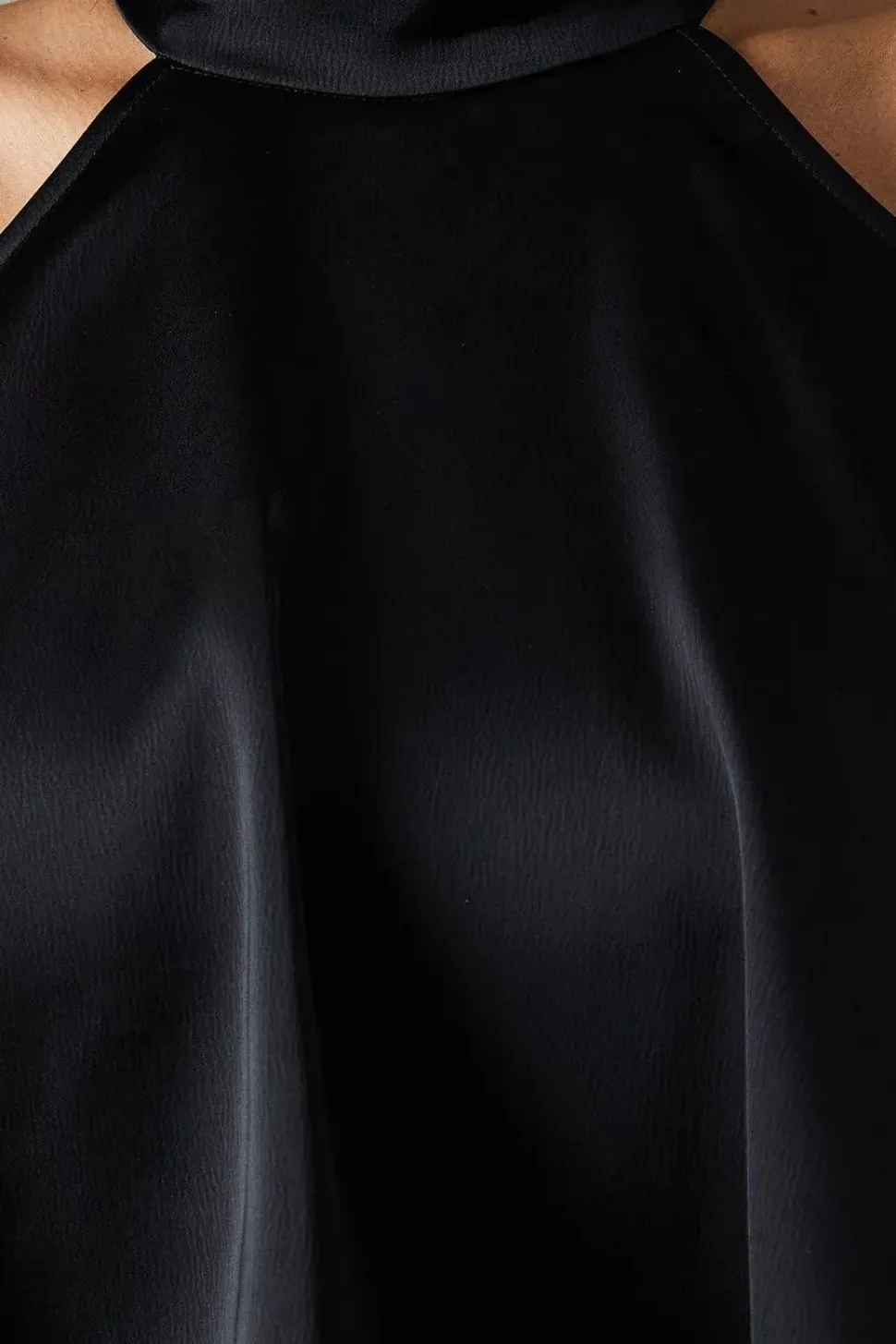 Debut London by Coast Halterneck Satin Midi Dress