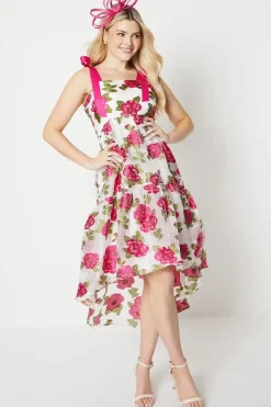 Debut London by Coast Organza Jacquard Trapeze Midaxi Dress