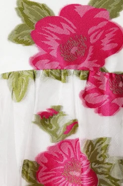 Debut London by Coast Organza Jacquard Trapeze Midaxi Dress