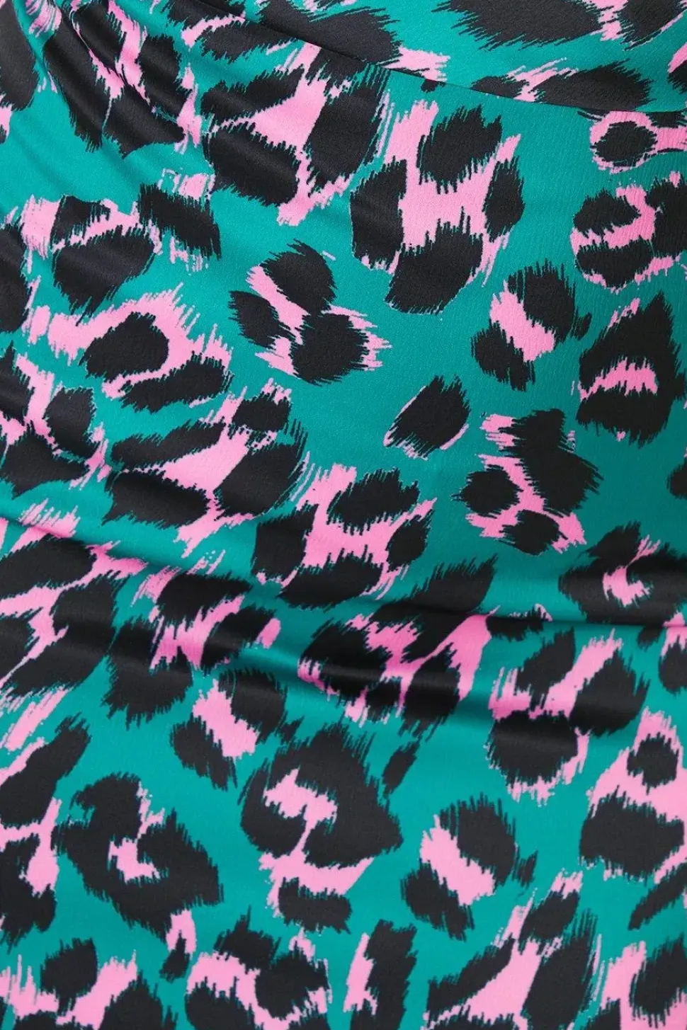Debut London by Coast Satin Animal Printed Slip Dress