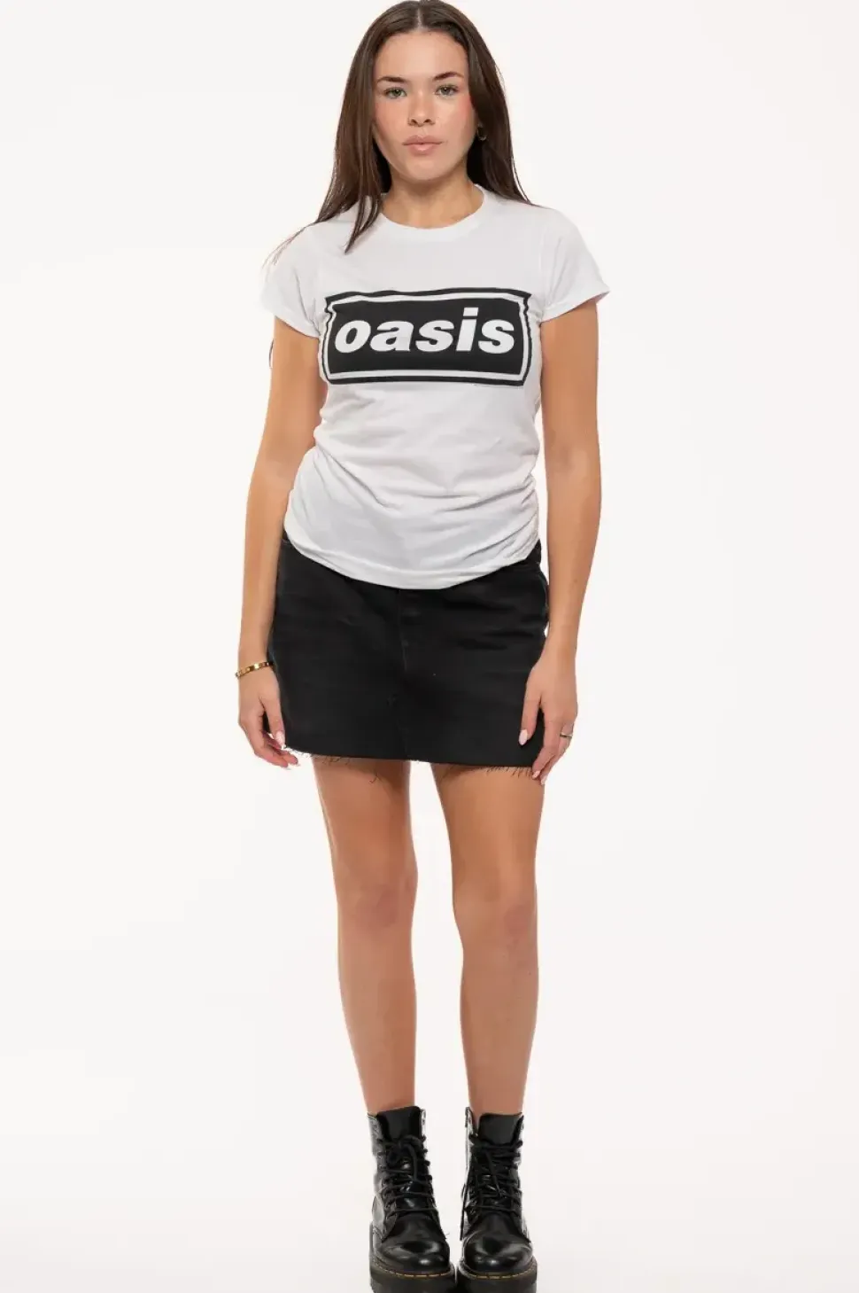 Decca Band Logo Skinny Fit T Shirt