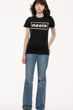 Decca Band Logo Skinny Fit T Shirt
