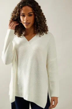 Deep V Neck Poncho