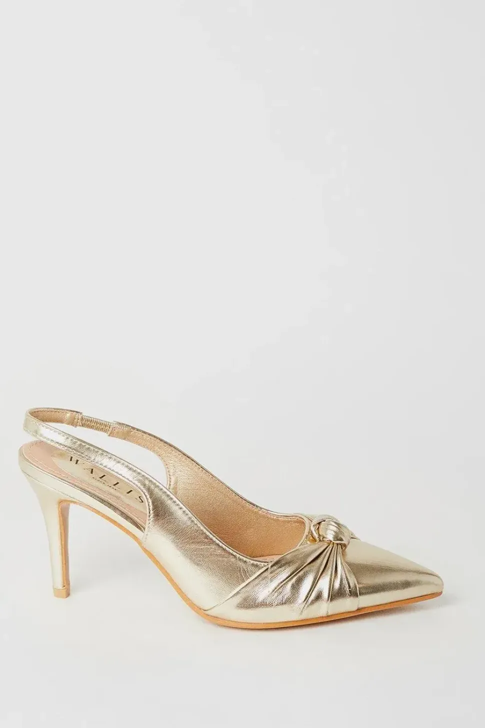 Deja Knot Detail Slingback Stiletto Court Shoes