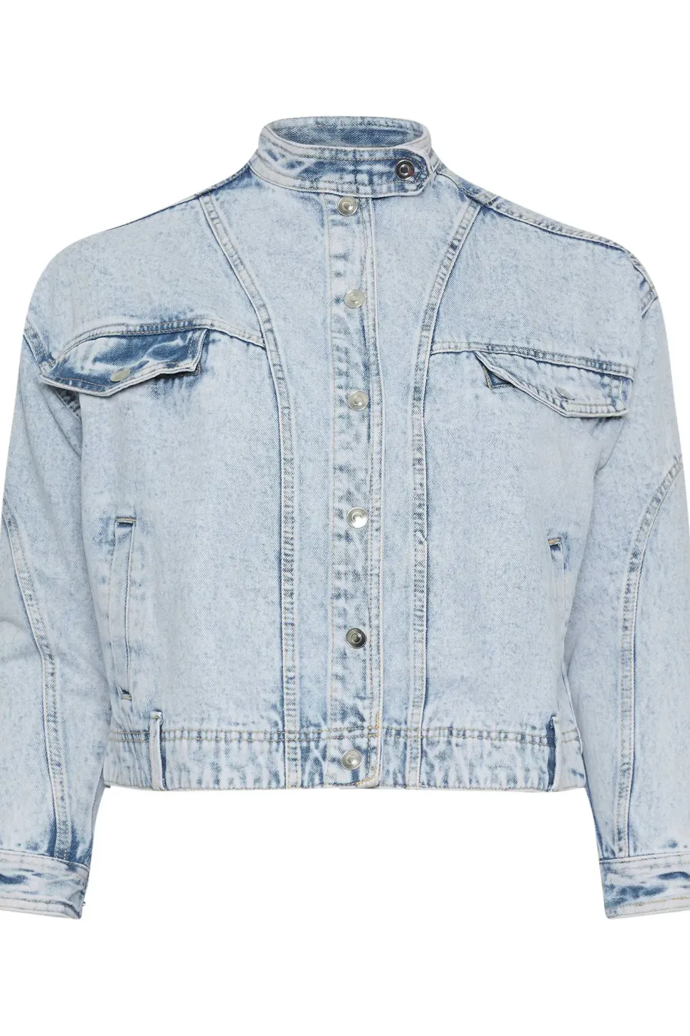 Denim Biker Jacket