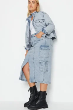 Denim Biker Jacket