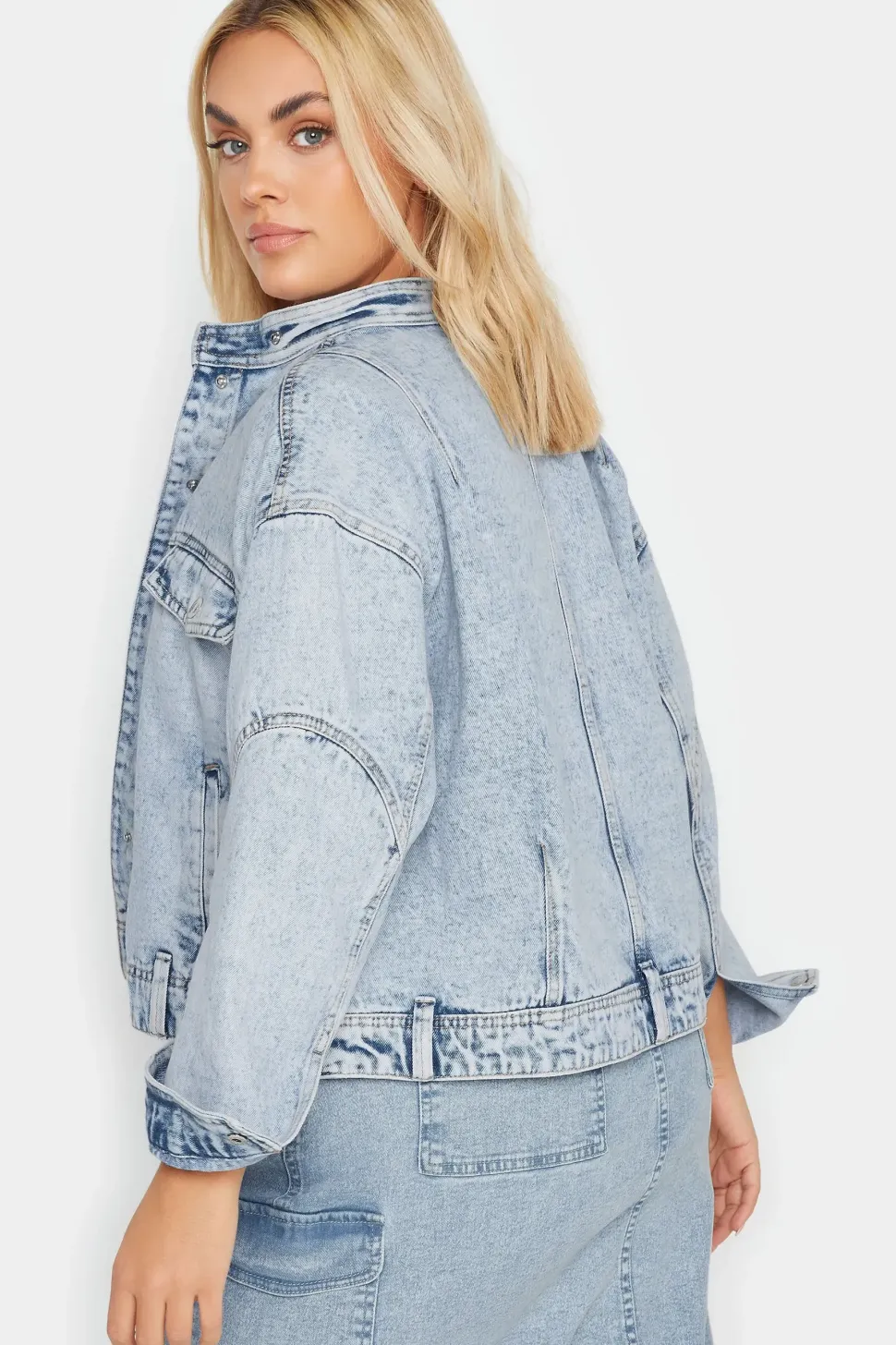 Denim Biker Jacket