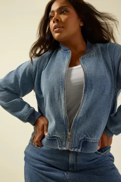 Denim Bomber Jacket