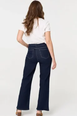 Denim High Waist Wide Leg Jeans