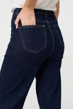 Denim High Waist Wide Leg Jeans