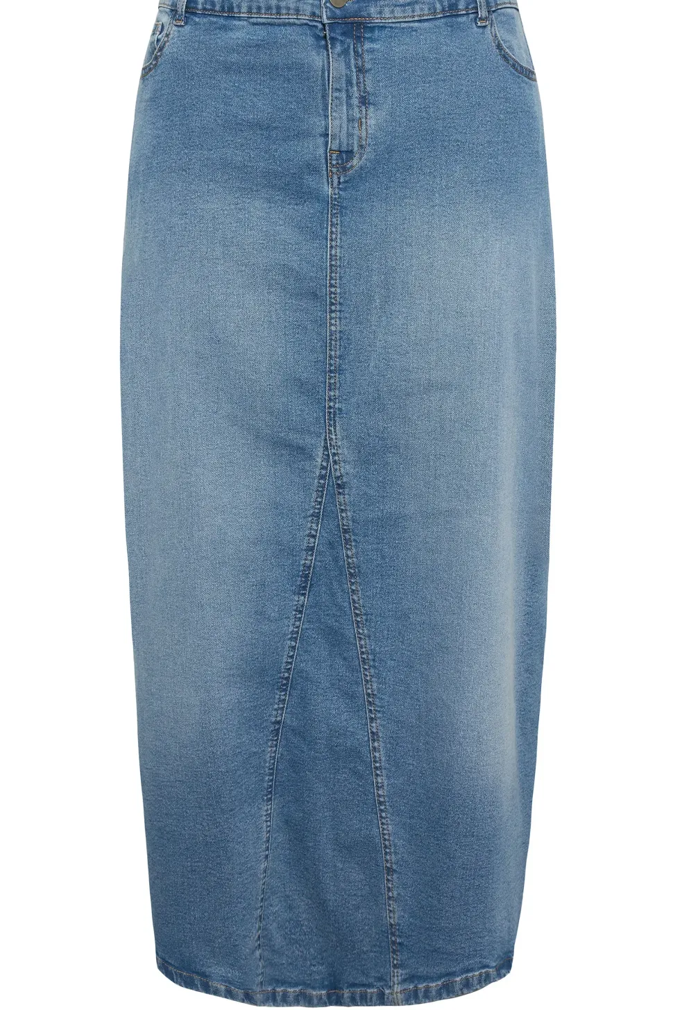 Denim Maxi Skirt