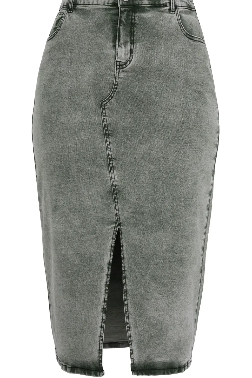 Denim Midaxi Skirt