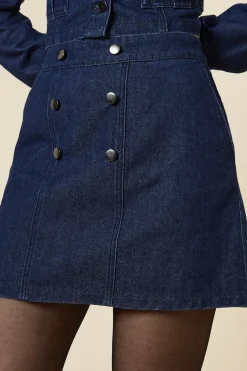 Denim Mini Skirt