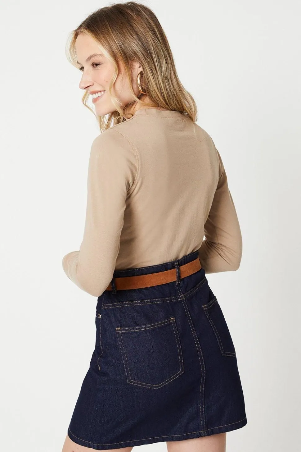 Denim Mini Skirt