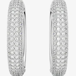 Dextera Silver Medium Hoop Earrings 5651392